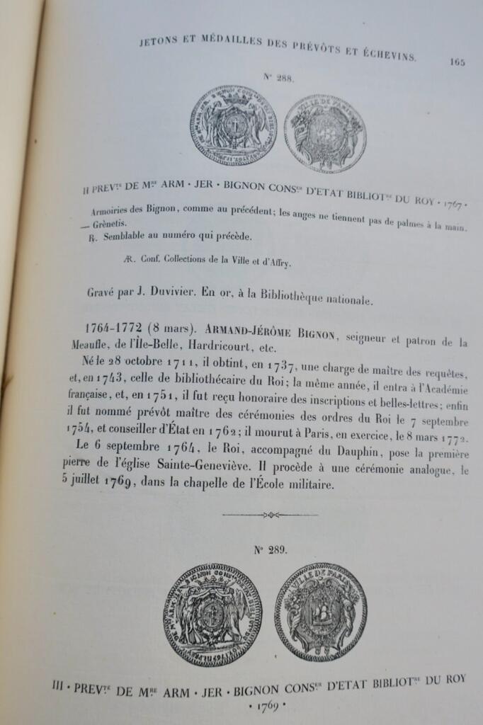 Pariser Münze - Jetons der Pariser Magistratur