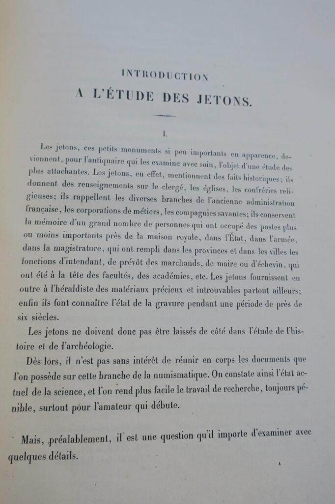 Pariser Münze - Jetons der Pariser Magistratur