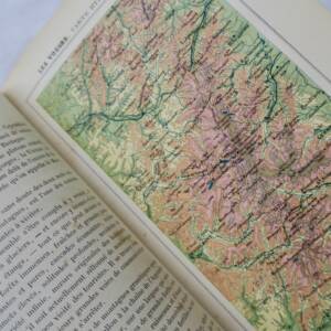 马贡山脉（彩色地图）1877 杜佩涅