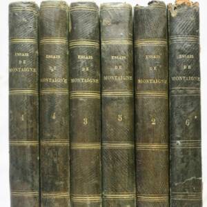 MONTAIGNE Essais de Michel de Montaigne 1828