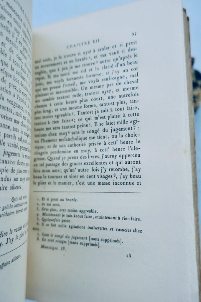 Montaigne's Essays in a Fine Edition
