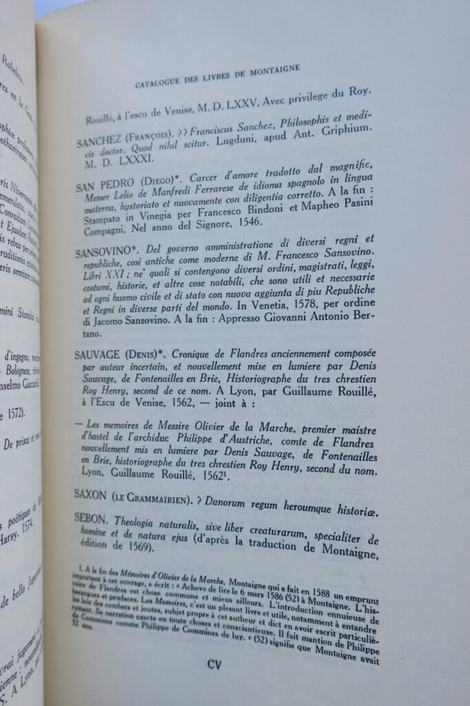 Collected works of Montaigne