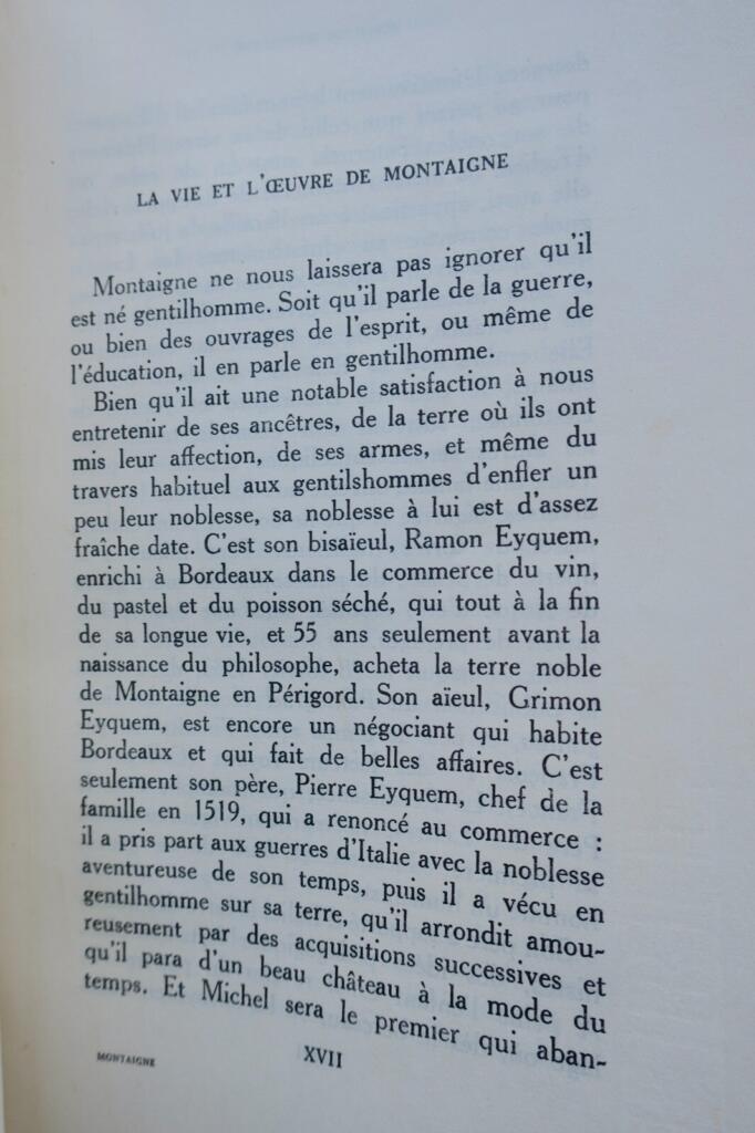 Collected works of Montaigne
