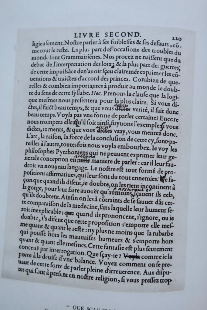 Collected works of Montaigne