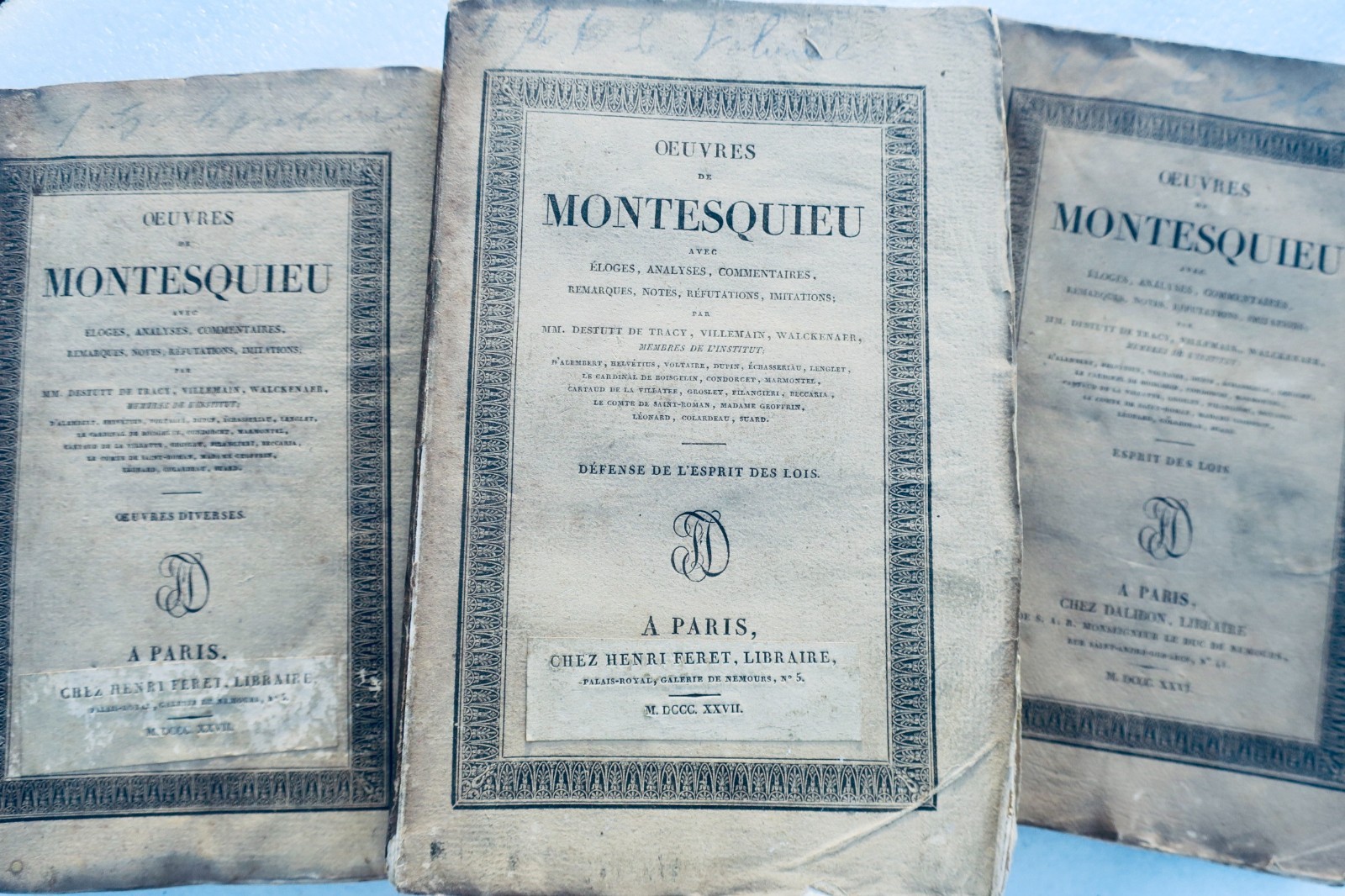MONTESQUIEU OEUVRES DE MONTESQUIEU 1827 - Image 7