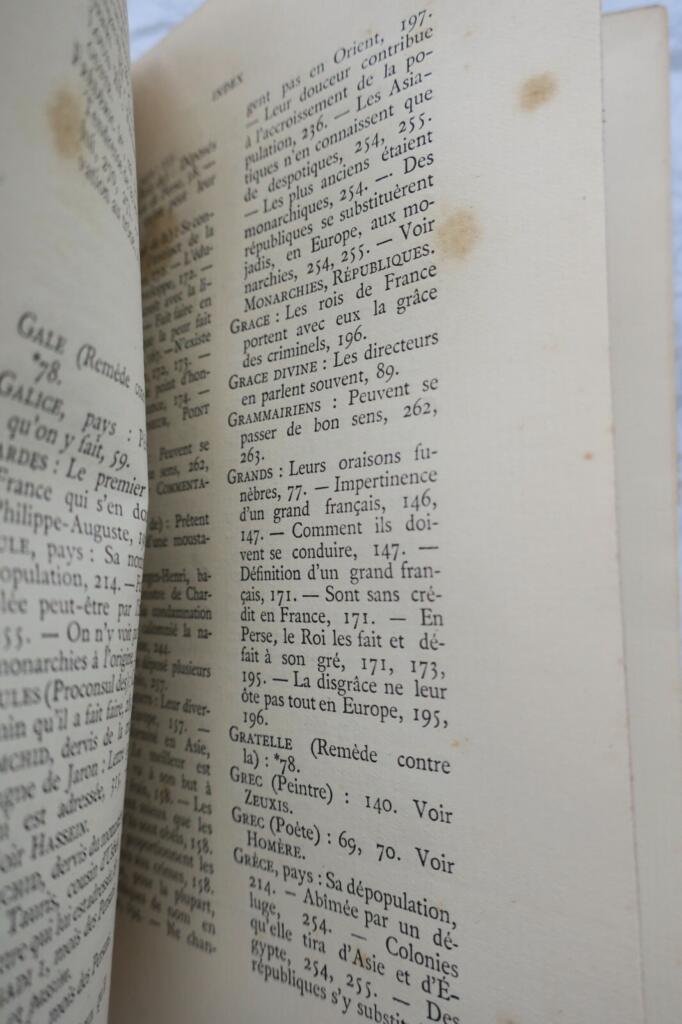 MONTESQUIEU (PAR BARCKHAUSEN HENRI) LETTRES PERSANES 1913