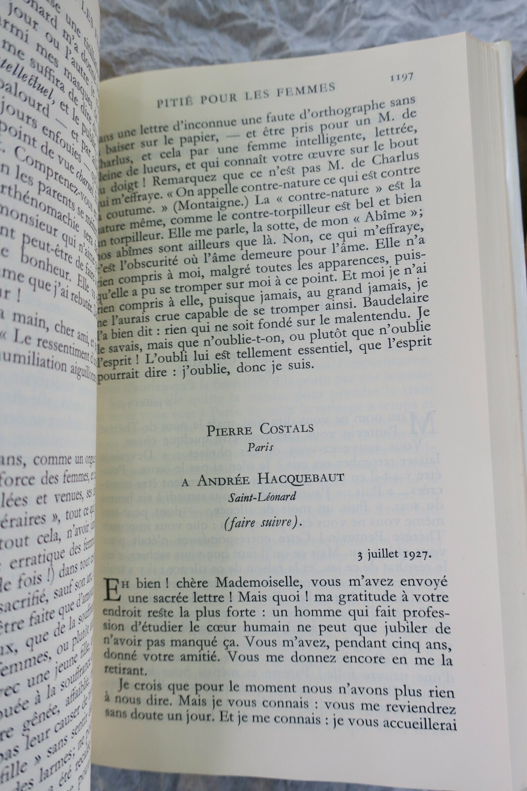 小説とフィクション作品集<span class="lla-card-orig-wrap"><span class="lla-card-orig">❦ MONTHERLANT Henry ( de ) ROMANS Gallimard NRF Bibliothèque de la pléiade</span></span> - La Librairie Antique