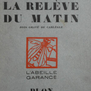 Montherlant La Relève du Matin. ex sur pur fil