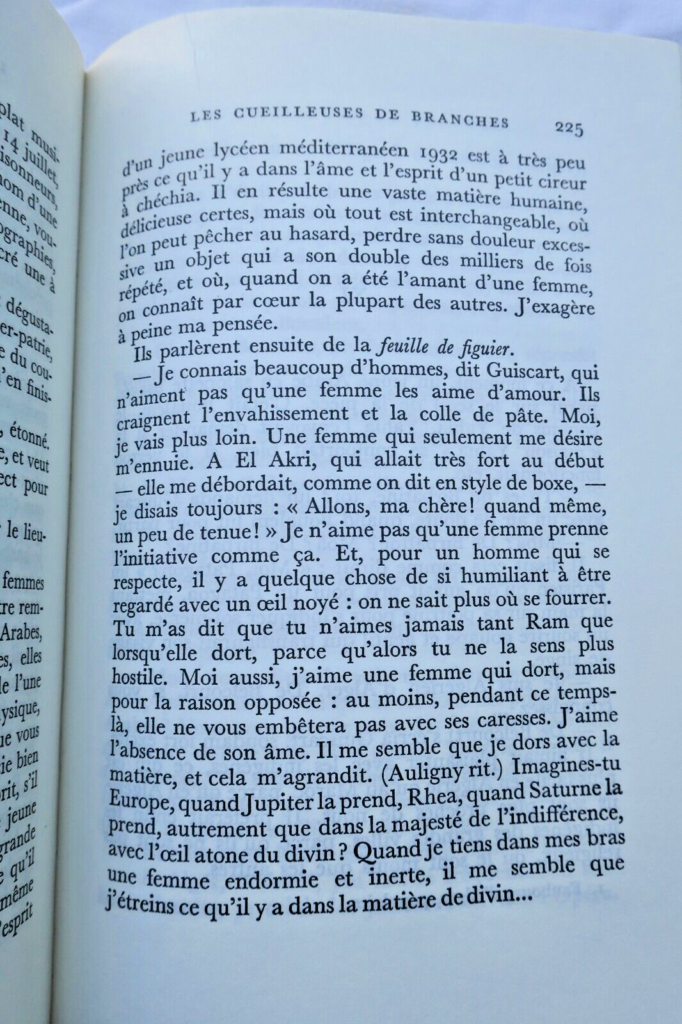 MONTHERLANT LA ROSE DE SABLE – EDITION DEFINITIVE. GALLIMARD 1968