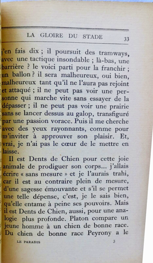 MONTHERLANT Le Paradis à l’ombre des épées,Les Onze devant la porte dorée