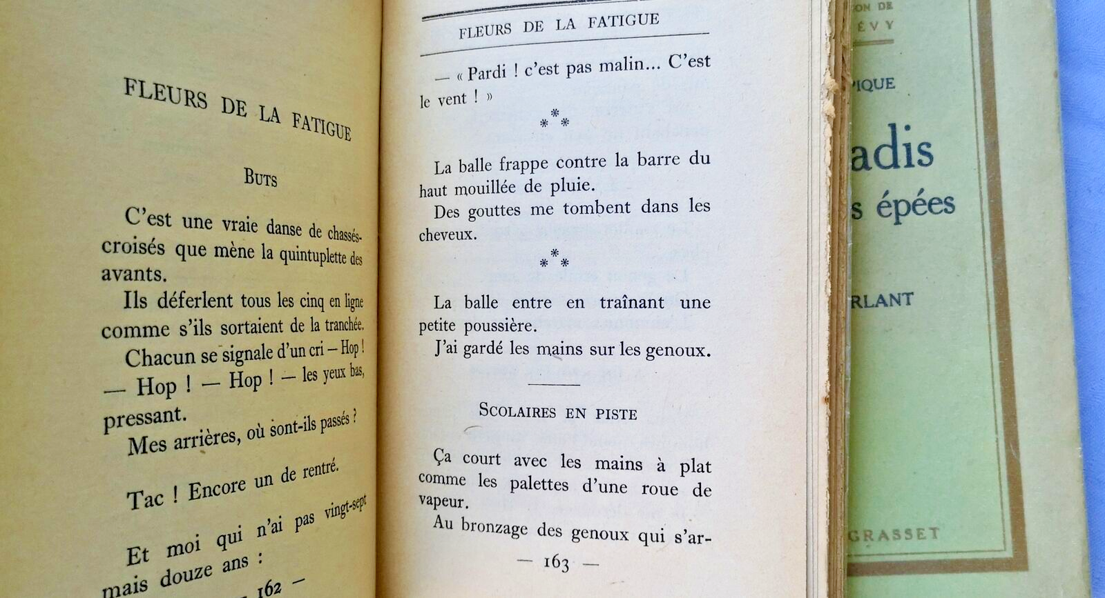 モンテルランのオリンピック作品<span class="lla-card-orig-wrap"><span class="lla-card-orig">❦ MONTHERLANT Le Paradis à l’ombre des épées,Les Onze devant la porte dorée</span></span> - La Librairie Antique