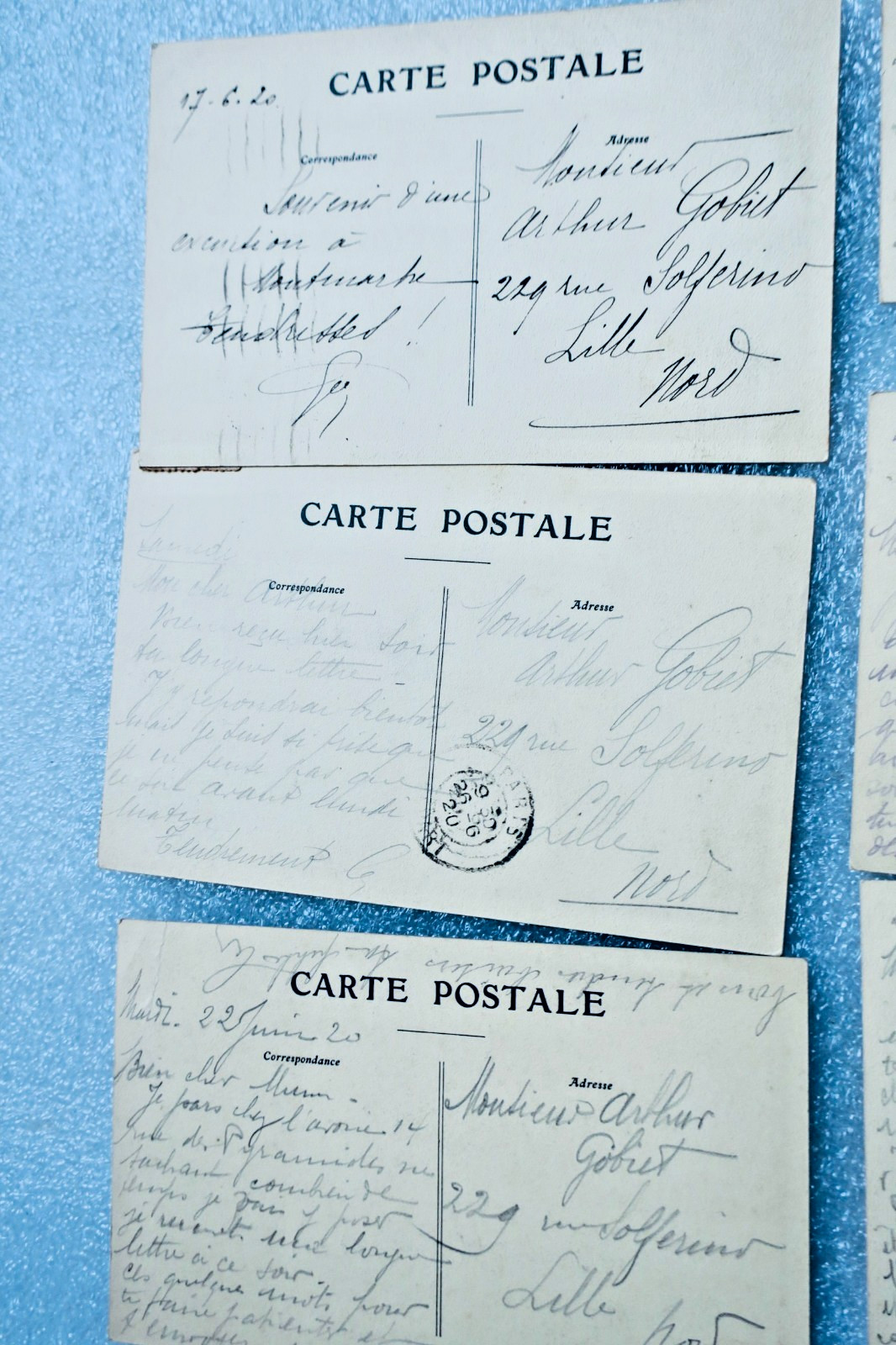 Montmartre PARIS x 6 année 1920 - La Librairie Antique