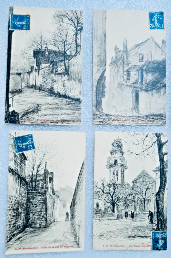 Historische Postkarten von Montmartre