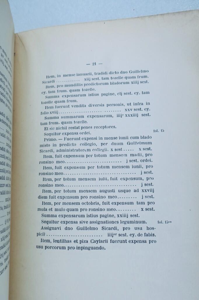 教宗学院账簿1368-1370年