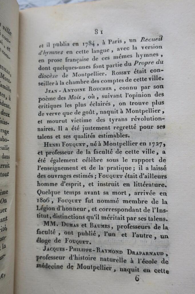Übersicht über Montpellier (1818)