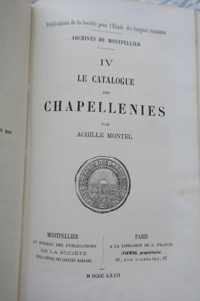 Übersicht über Montpellier (1818)