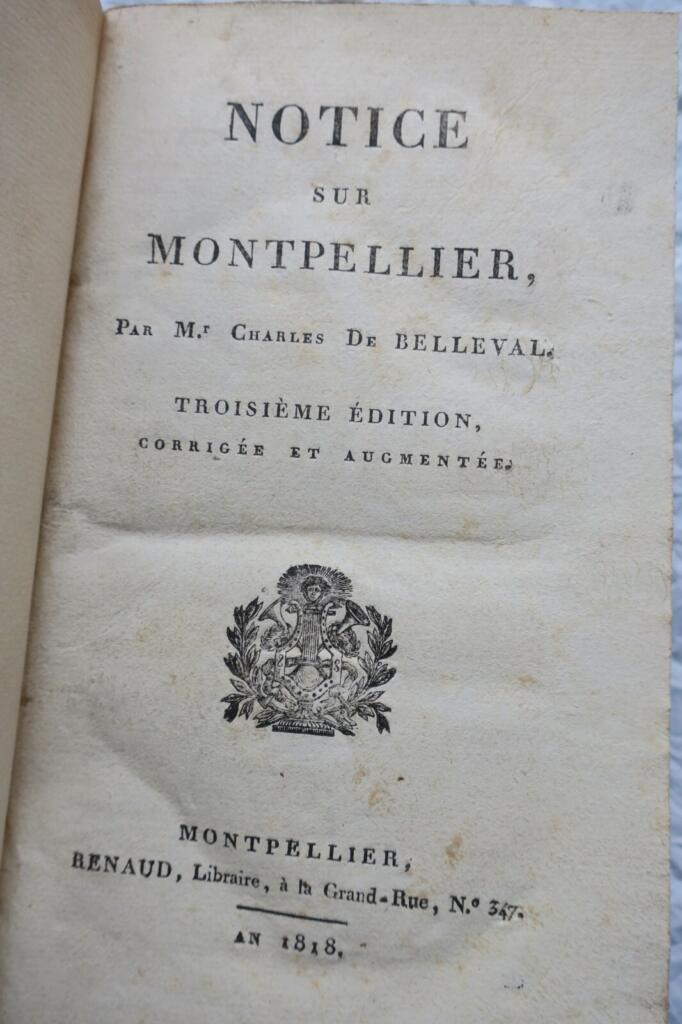 Übersicht über Montpellier (1818)