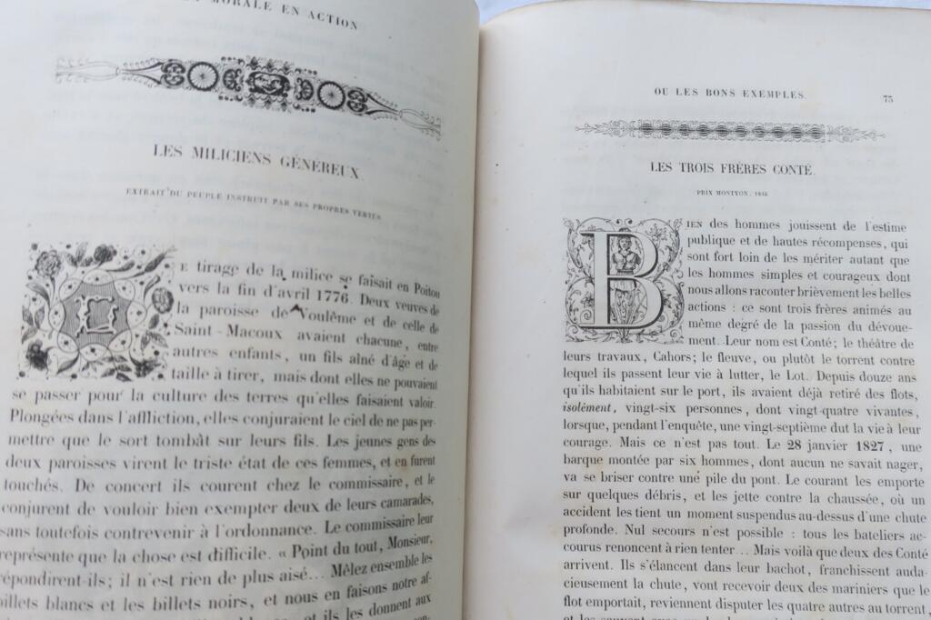 morale en action ou les bons exemples 1842