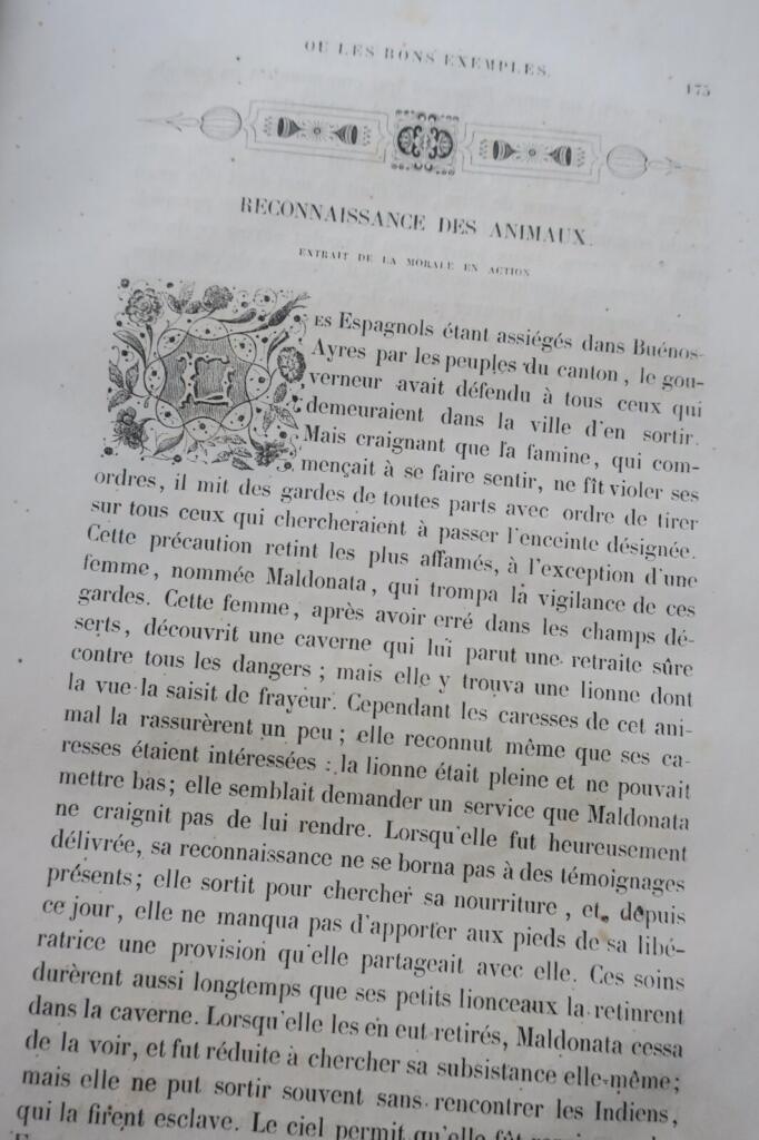 morale en action ou les bons exemples 1842