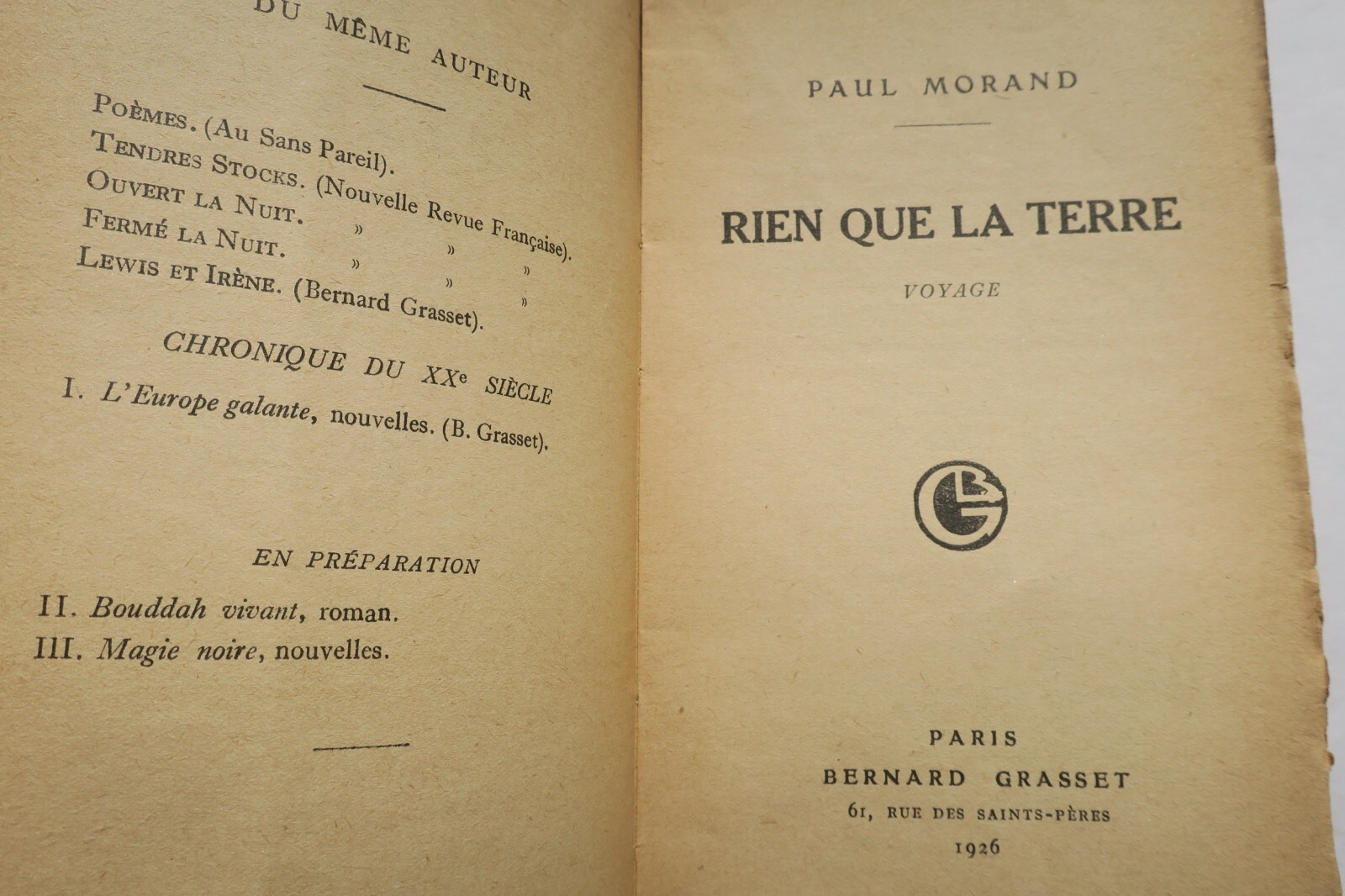 Morand Paul Rien que la terre- 1926 – Image 9