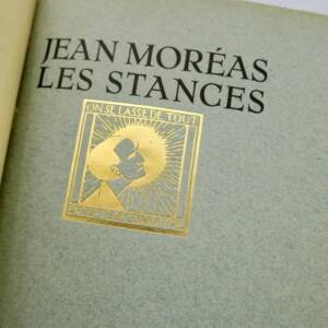MORÉAS (Jean) Les Stances 1927