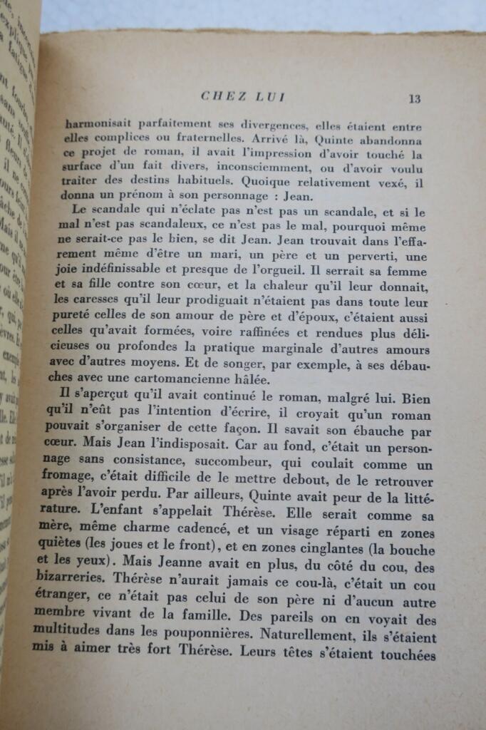 Moreau Marcel Quintes + dédicace