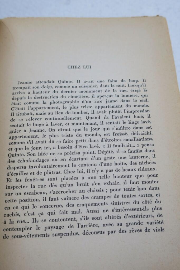 Moreau Marcel Quintes + dédicace