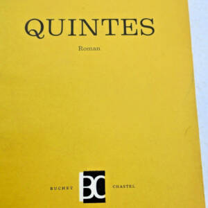 Quintett: Widmungsexemplar des Autors