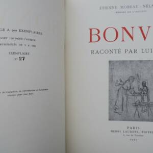 Moreau-Nélaton Bonvin raconté par lui-même 1927