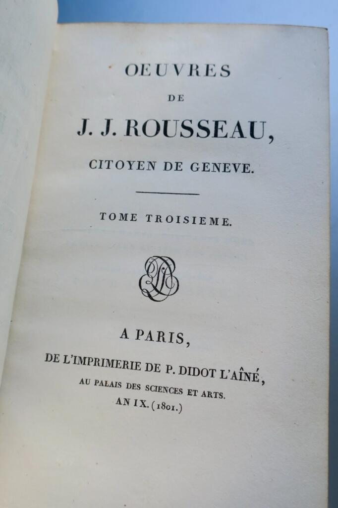 Complete Works - Luxury Art Binding, Didot 1801