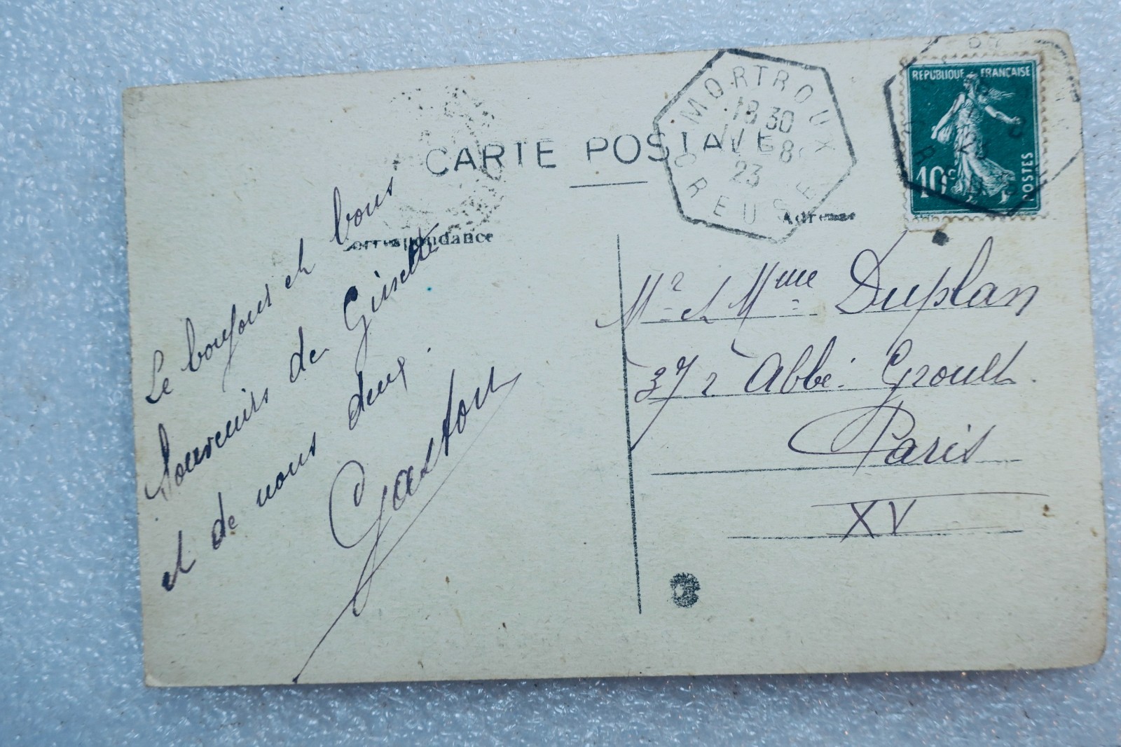 Mortroux Mairie et école - La Librairie Antique