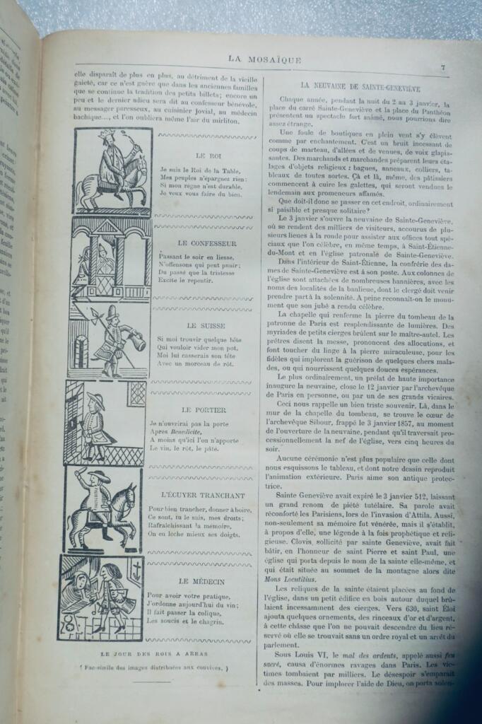 Mosaïque – Illustrierte pittoreske Revue – 1. und 2. Jahrgang