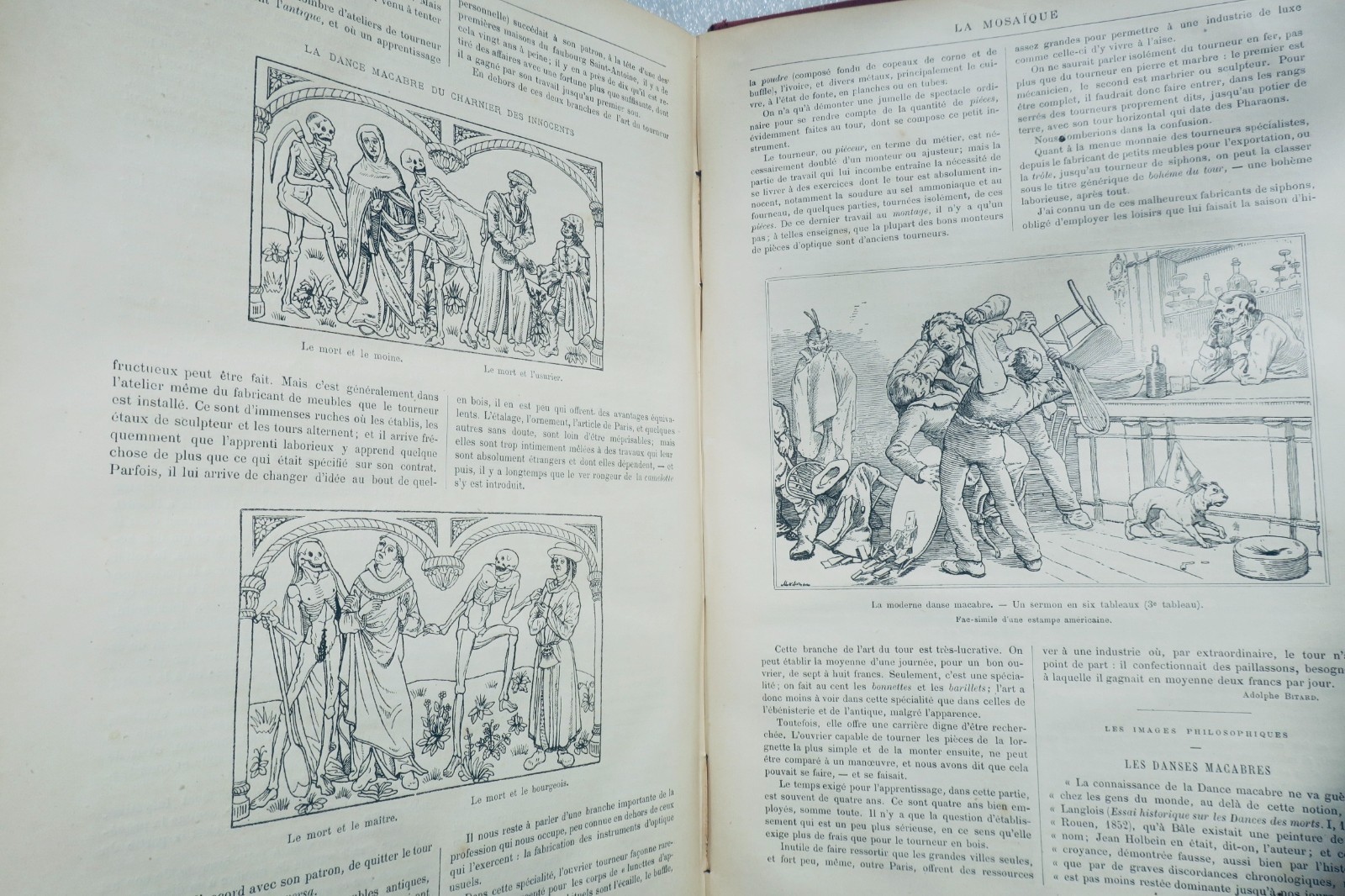 Mosaïque – Revue Pittoresque Illustrée -1ère et 2ème année - La Librairie Antique