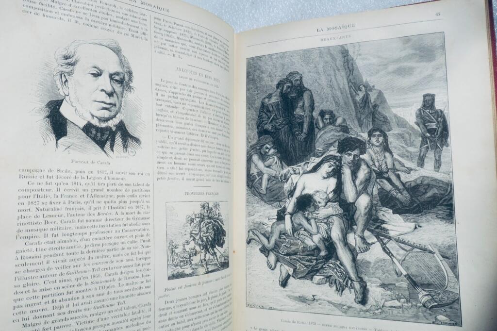 Mosaïque – Illustrierte pittoreske Revue – 1. und 2. Jahrgang
