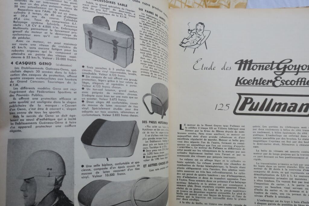 MOTO Revue Technique Motocycliste 1952 …1957
