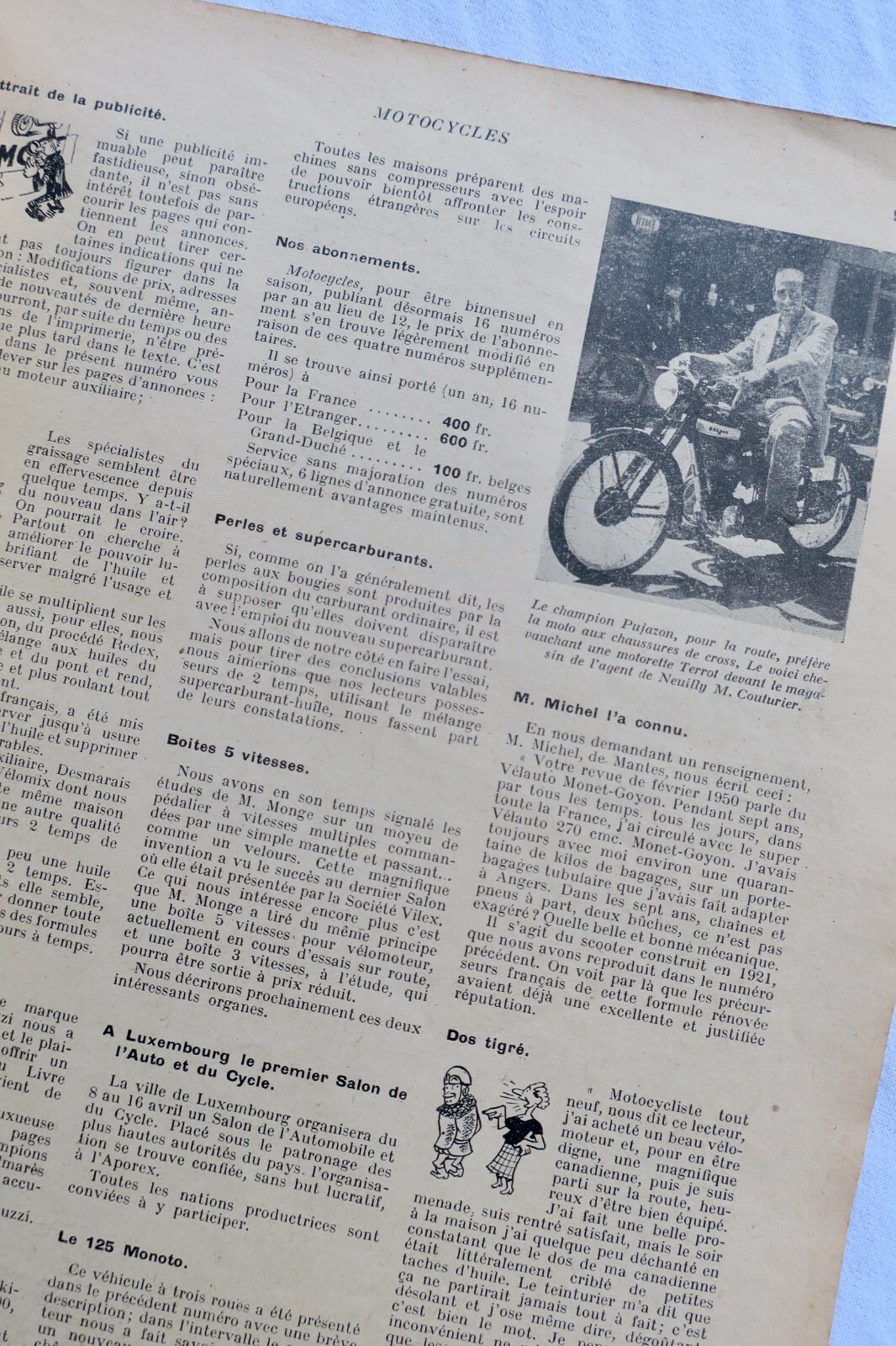 MOTOCYCLES... & Scooters cyclomoteurs 1950..1958 – Image 12