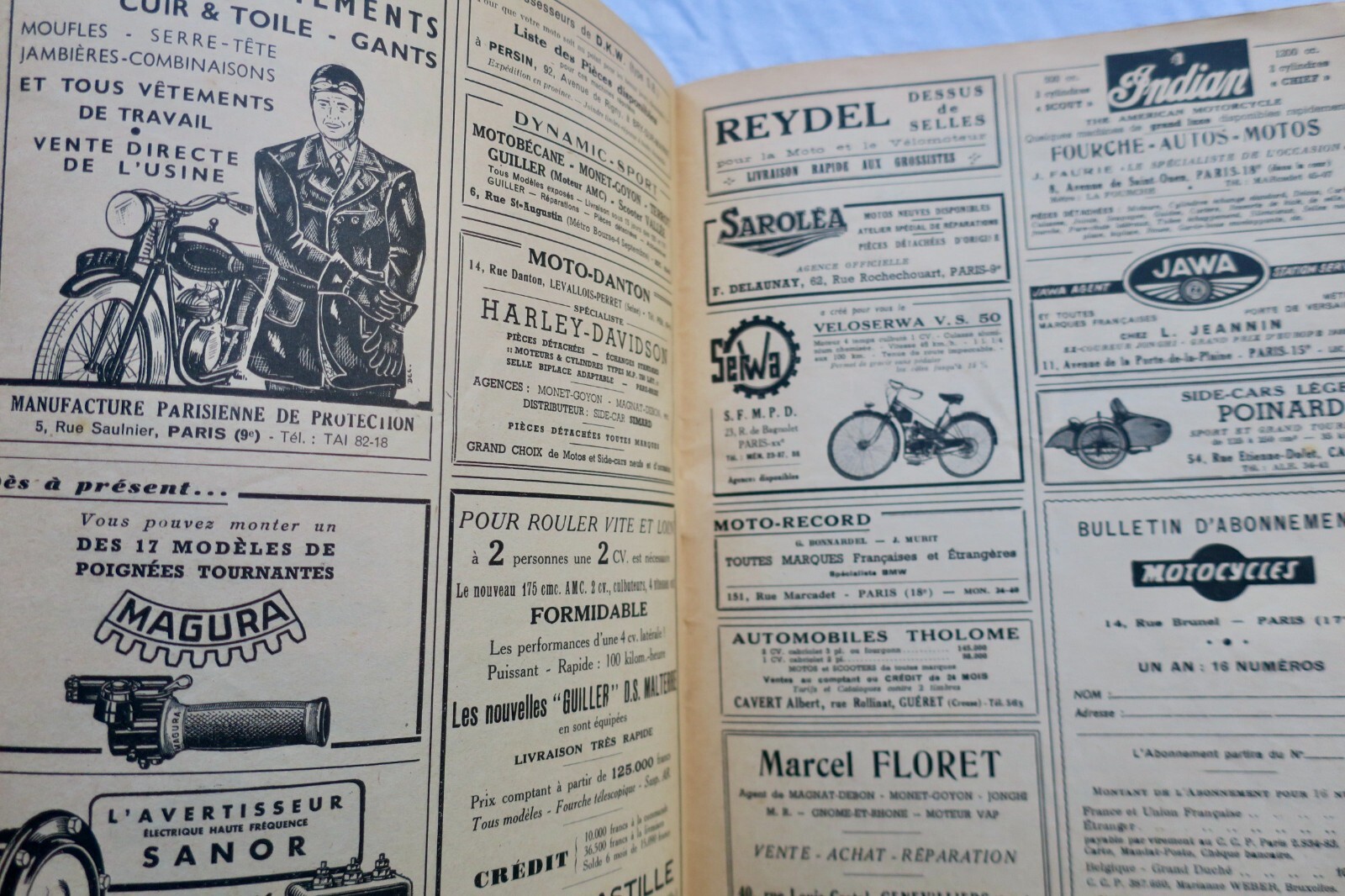 MOTOCYCLES... & Scooters cyclomoteurs 1950..1958 – Image 10