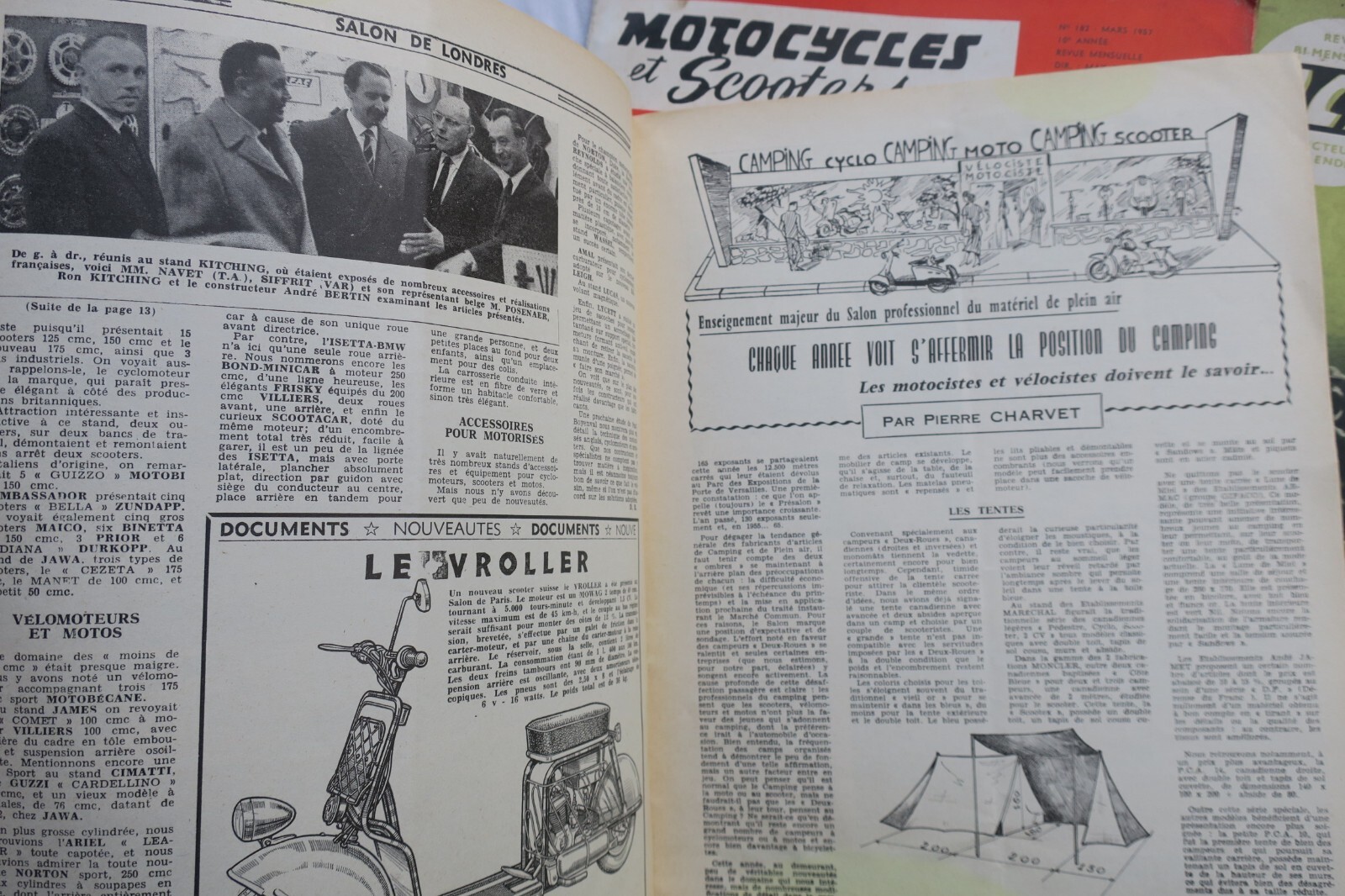 MOTOCYCLES... & Scooters cyclomoteurs 1950..1958 – Image 3