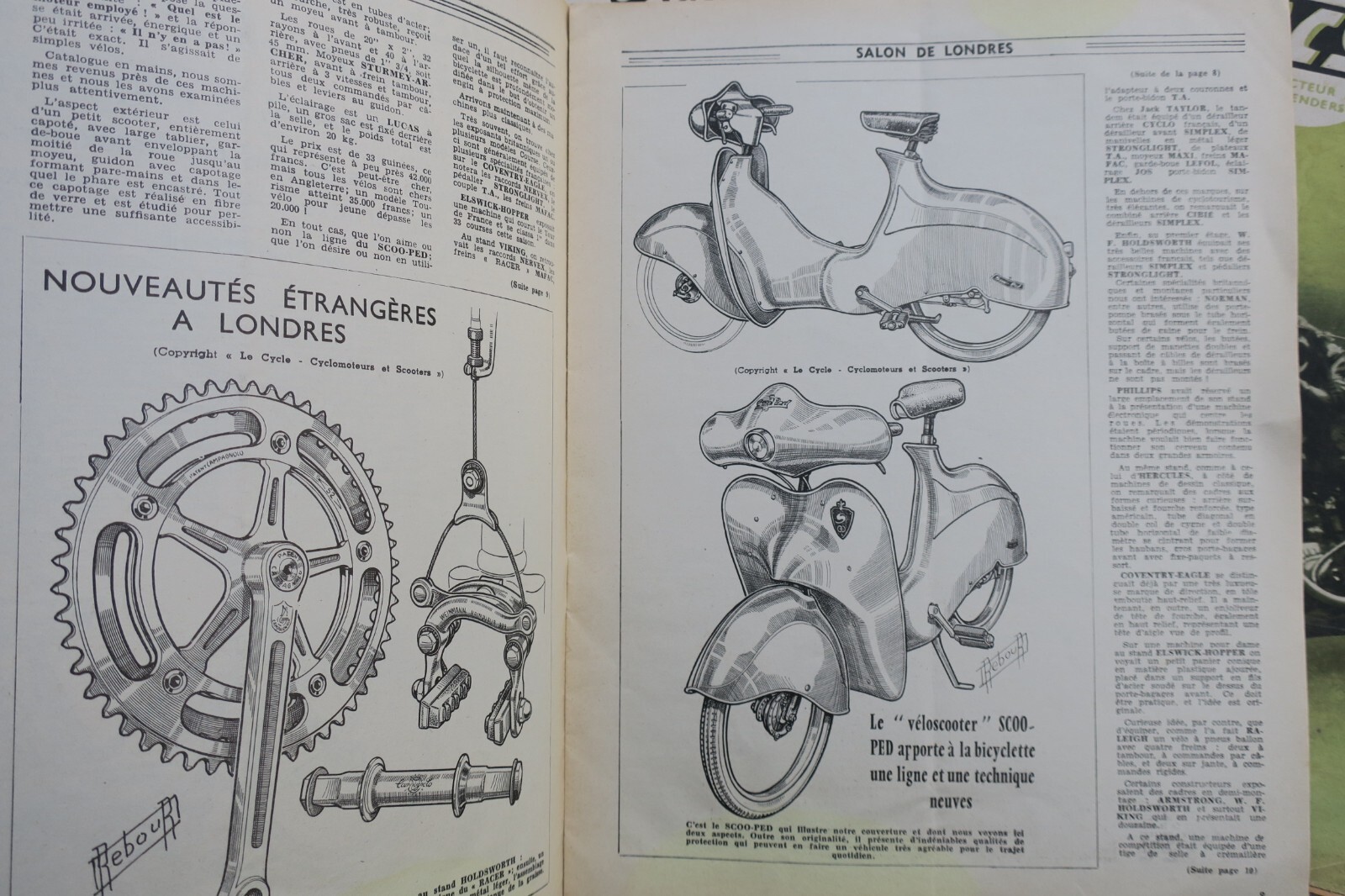 MOTOCYCLES... & Scooters cyclomoteurs 1950..1958 – Image 4