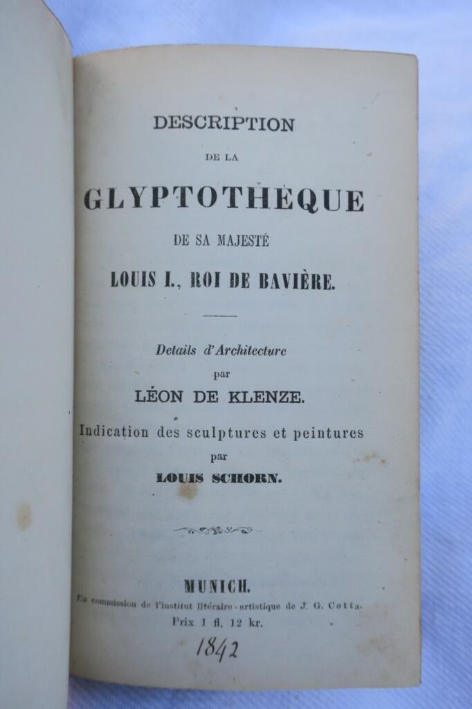 Ludwig I's Glyptothek: Architectural & Artistic Description