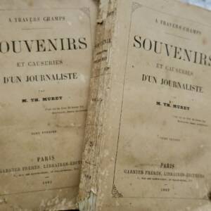 MURET SOUVENIRS ET CAUSERIES D'UN JOURNALISTE 1862