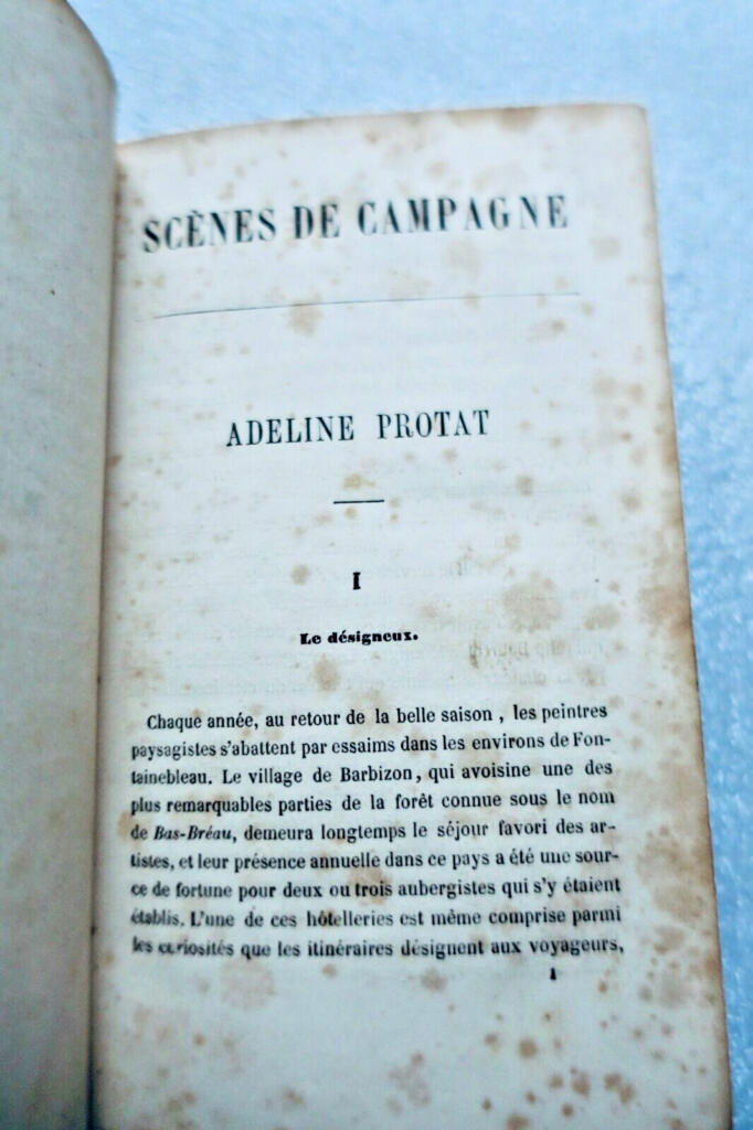MURGER, Henry Scènes de Campagne. Adeline Protat EO