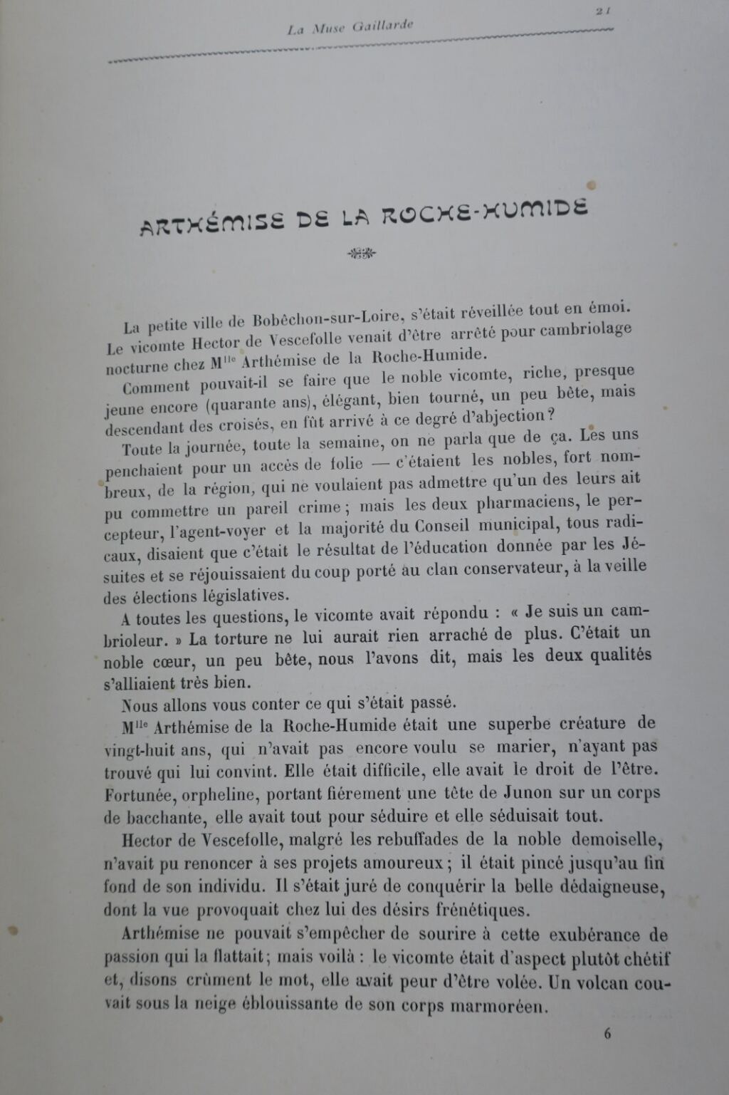 MUSE GAILLARDE. Illustrations de JAPHET 1905