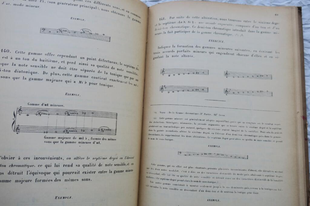 Musique DANHAUSER A. THEORIE DE LA MUSIQUE 1889