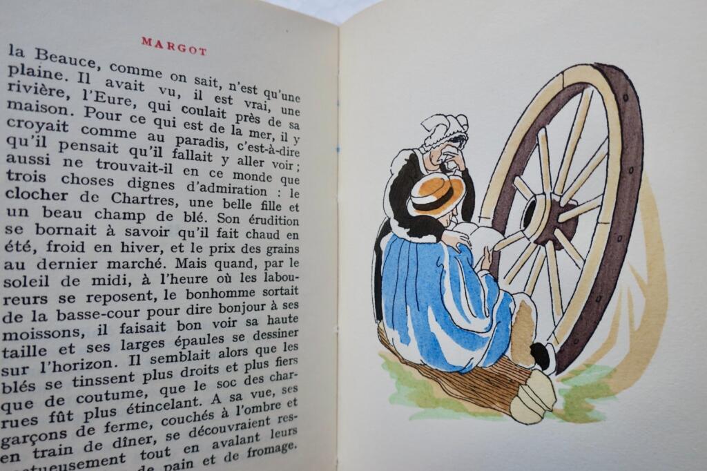 Romantic tale with illustrated color inserts