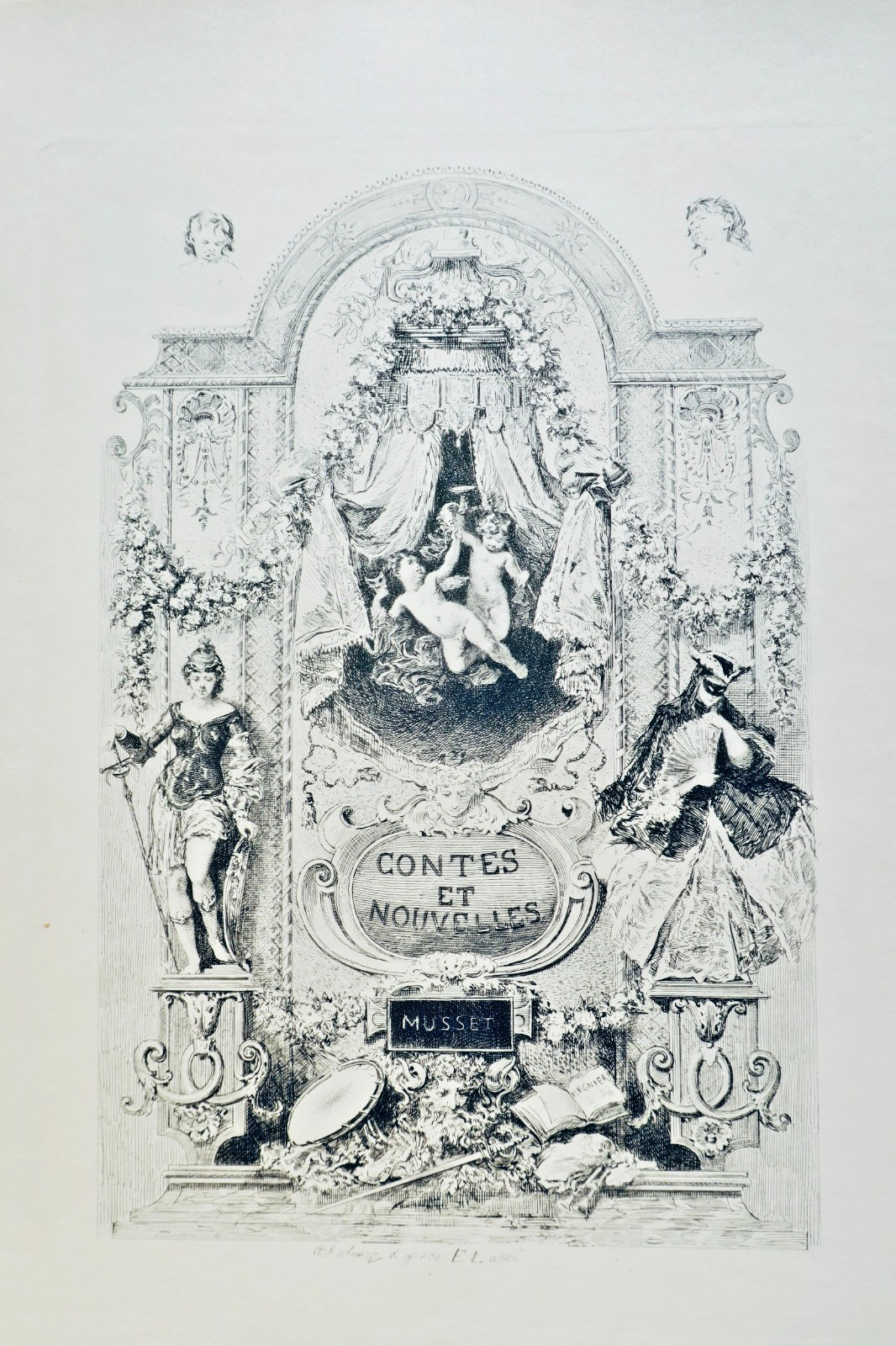 MUSSET Alfred, illustrations by Lalauze for the works / Japan – Image 12