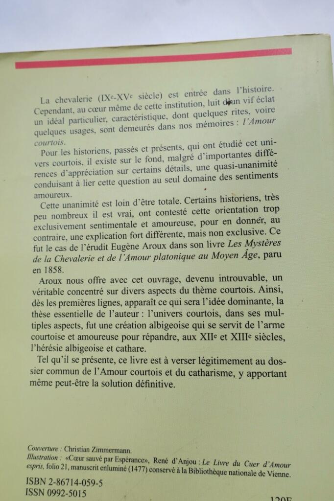 Mystères de la chevalerie et de l&rsquo;amour platonique au Moyen Âge