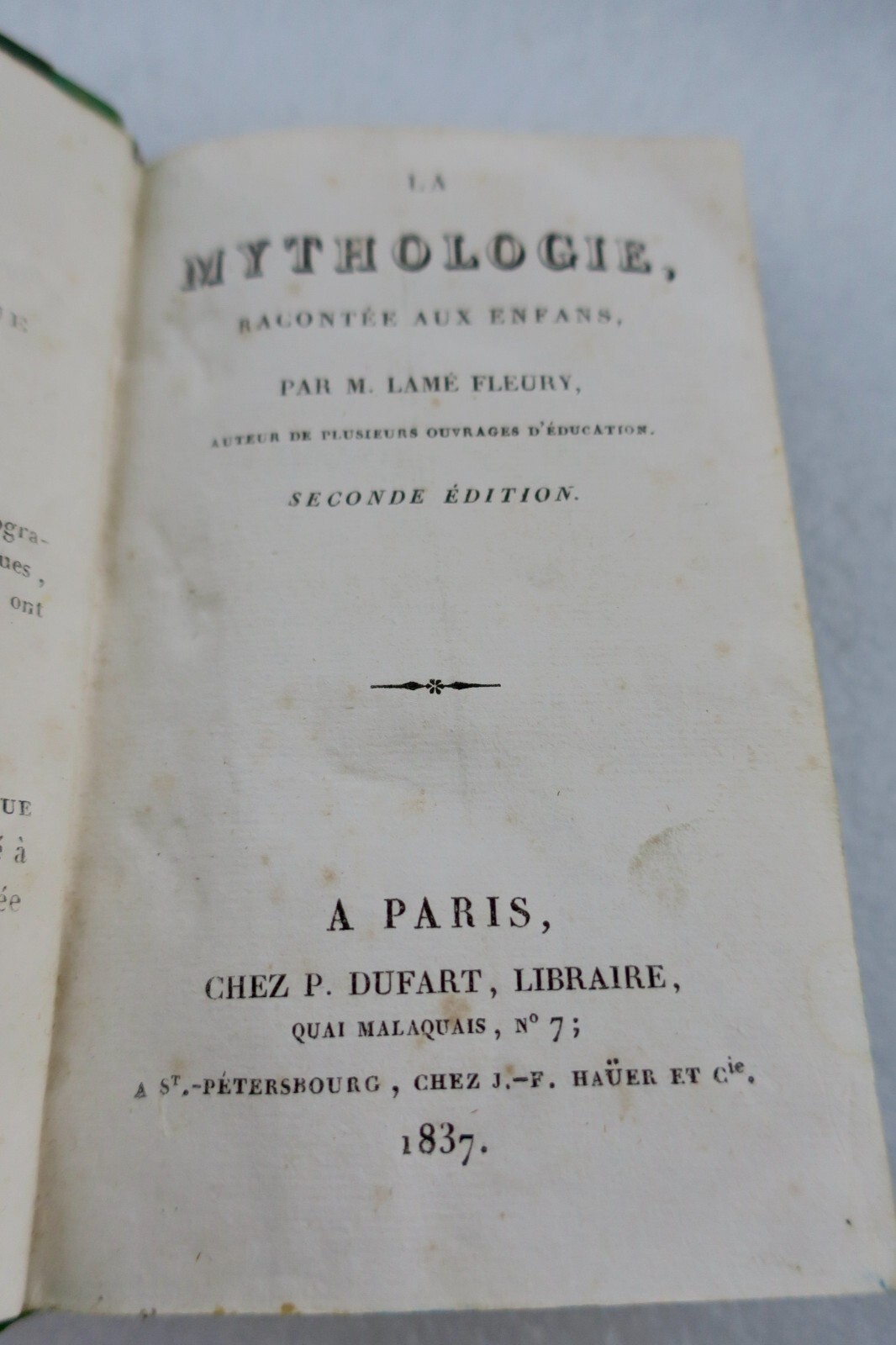 Mythologie, racontée aux enfans 1837 – Image 3