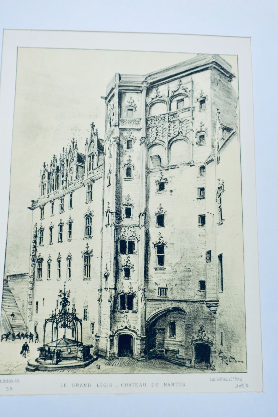 Nantes 3 gravures sur acier rehaussées en couleurs - La Librairie Antique