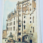 Nantes 3 gravures sur acier rehaussées en couleurs